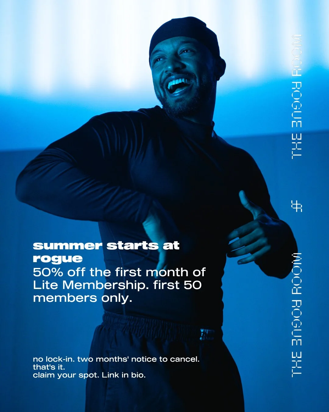 New season. New schedule. No excuse.⁠
50% off for the first 50 x Lite members. ⁠
⁠
We've just dropped our new summer schedule and to celebrate, we're offering 50% off for the first 50 x Lite Members, use 'SummerRogue' at check out.⁠
⁠
Lite members ge