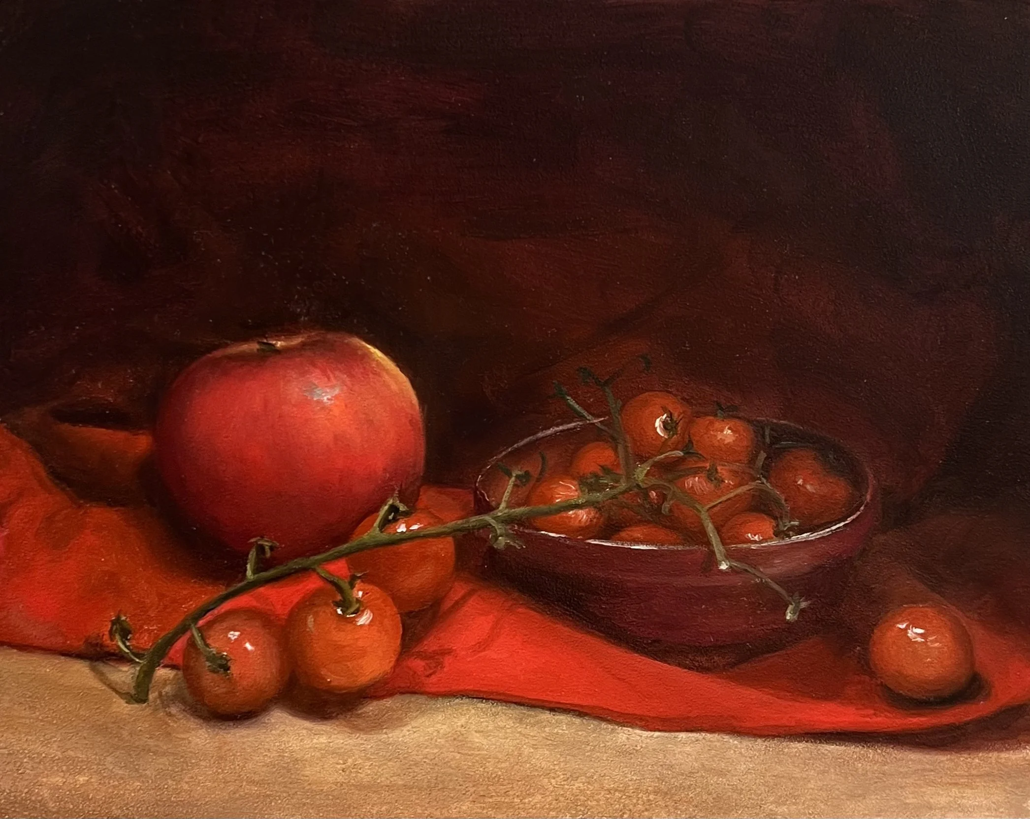 Limited edition "Red on red" print