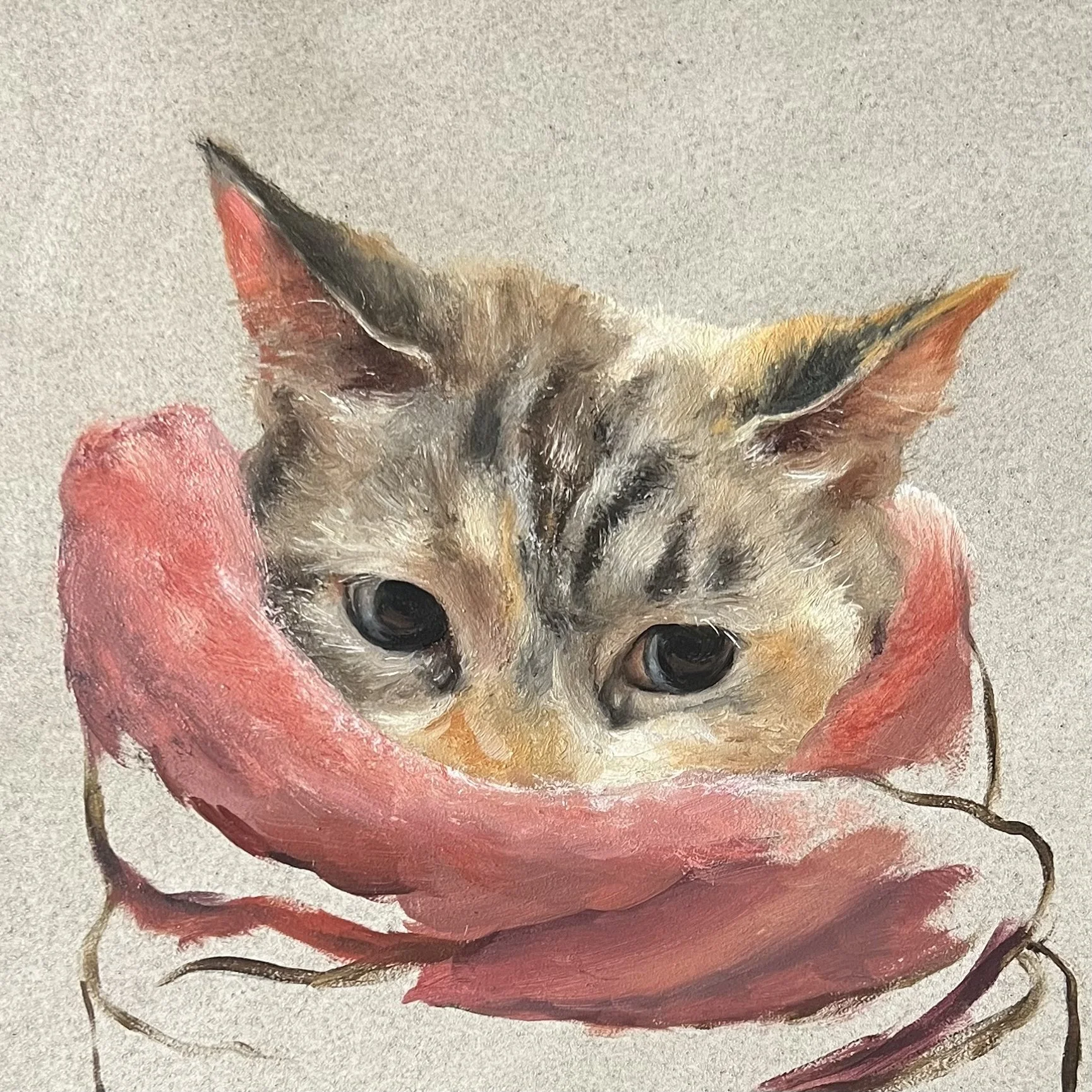 Limited edition "Purrito" print