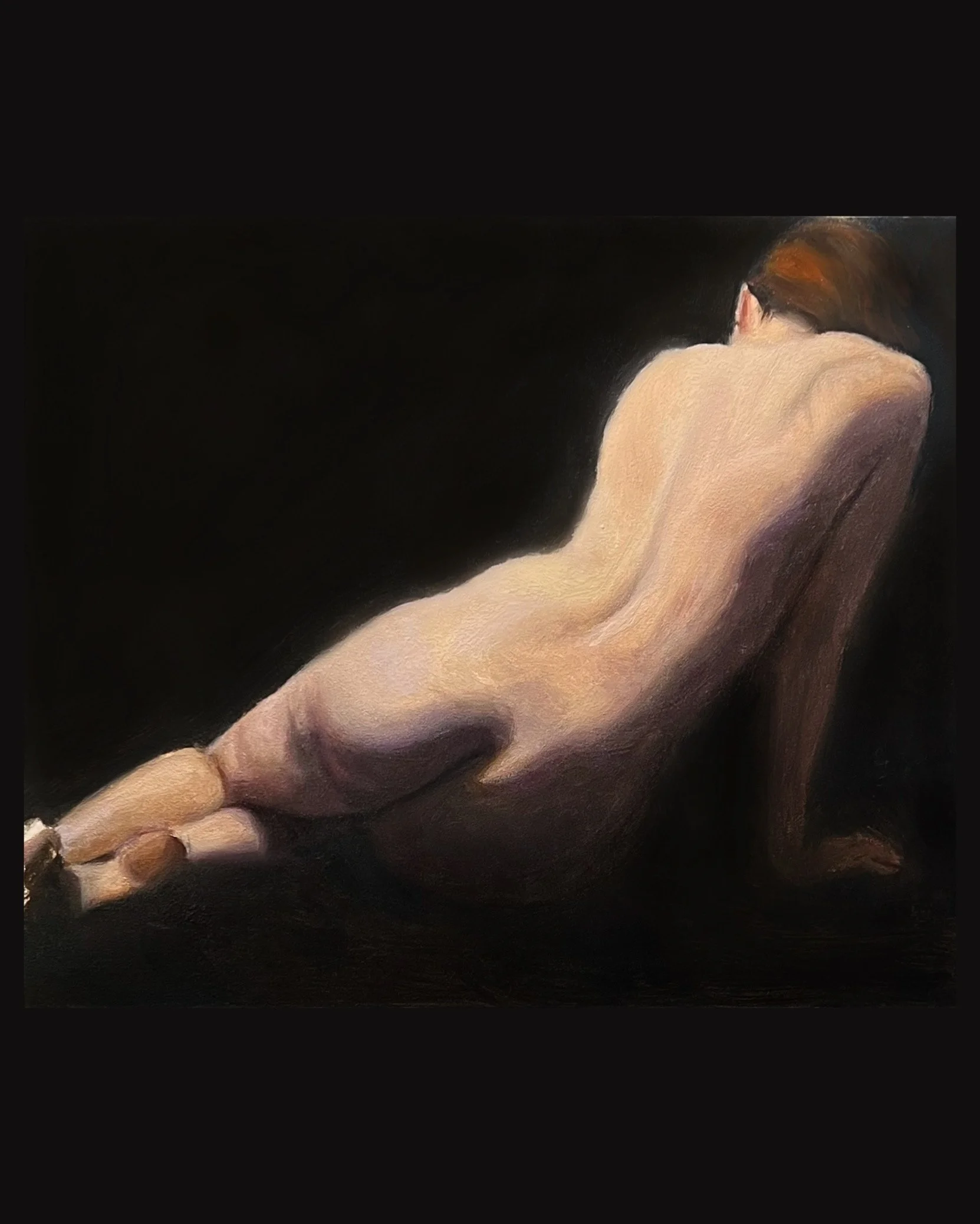 Figure study, oil on panel, 8x10", 2025