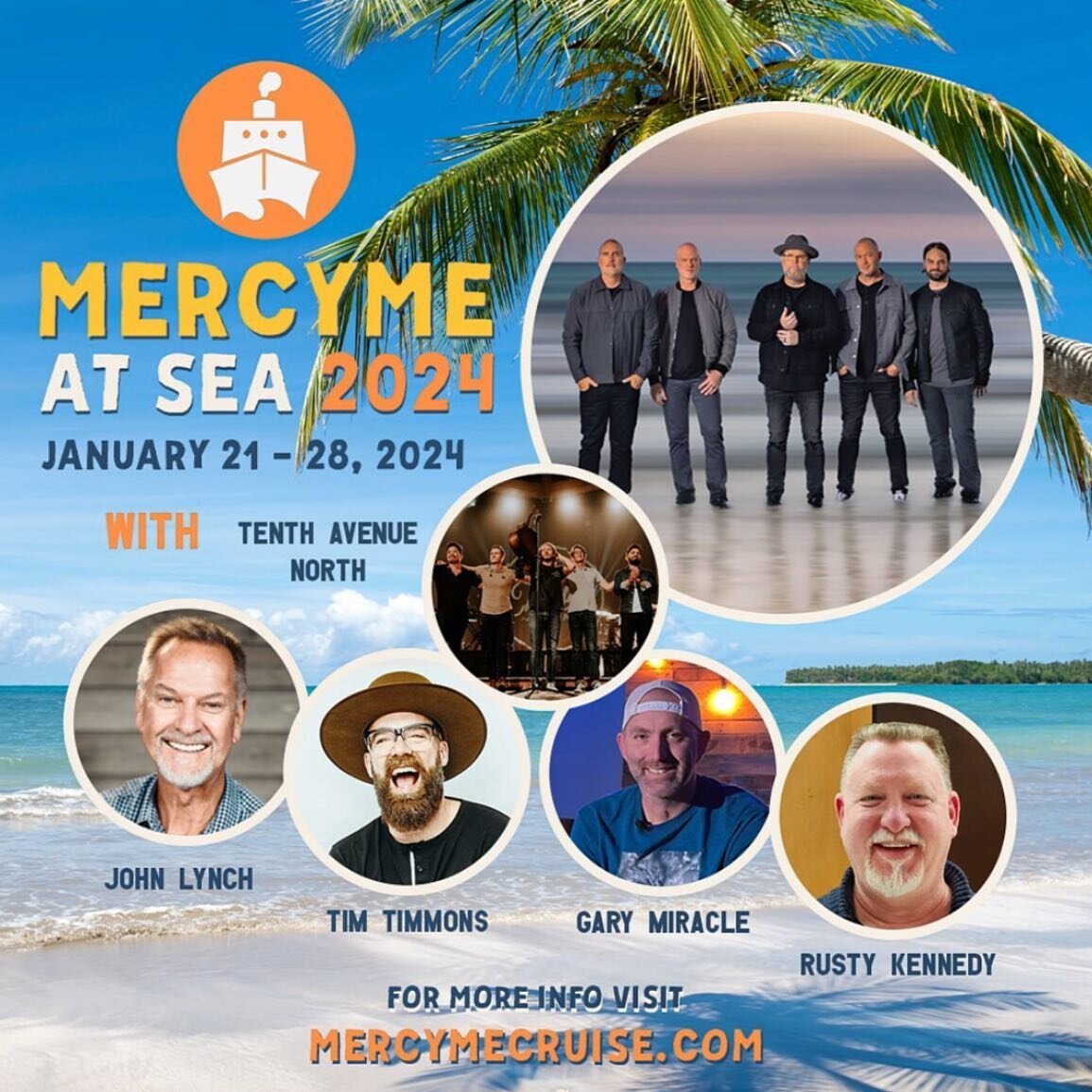 Mercyme At Sea 2024 people!!
Don&rsquo;t be dumb&hellip;sign up today! 
Come Cruise with my family, heroes, and friends.
