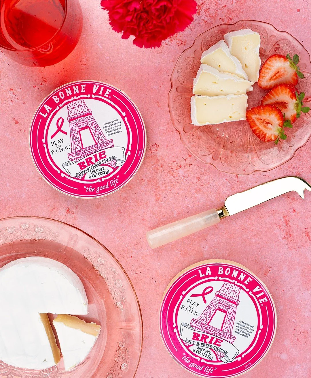 Spotted our Pink Brie in stores? 💕 Our limited-edition Pink Brie supports Play for P.I.N.K. and breast cancer research with every purchase.

DM us to find it near you and join us in supporting breast cancer research!