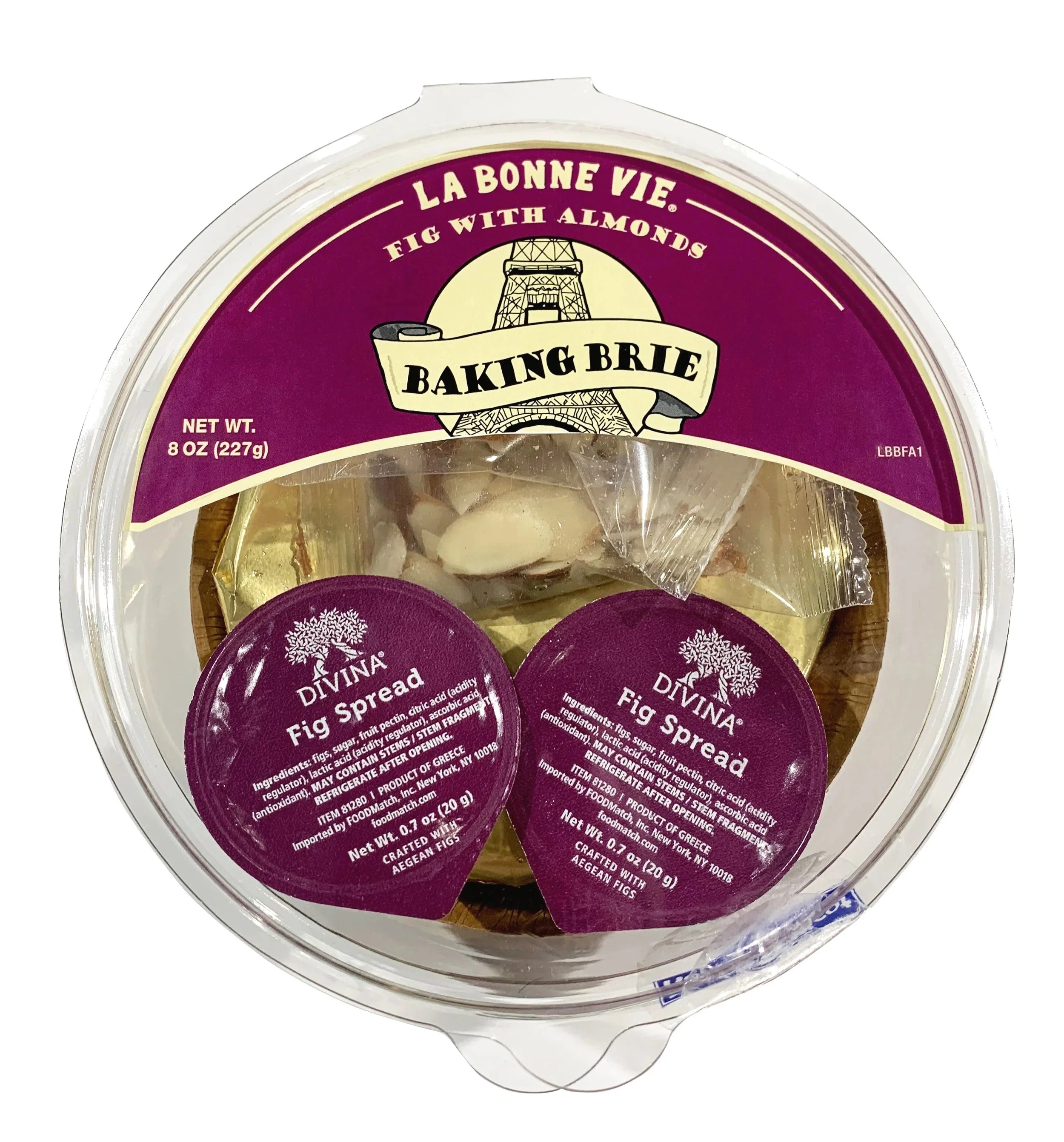 Fig and Almonds Baking Brie