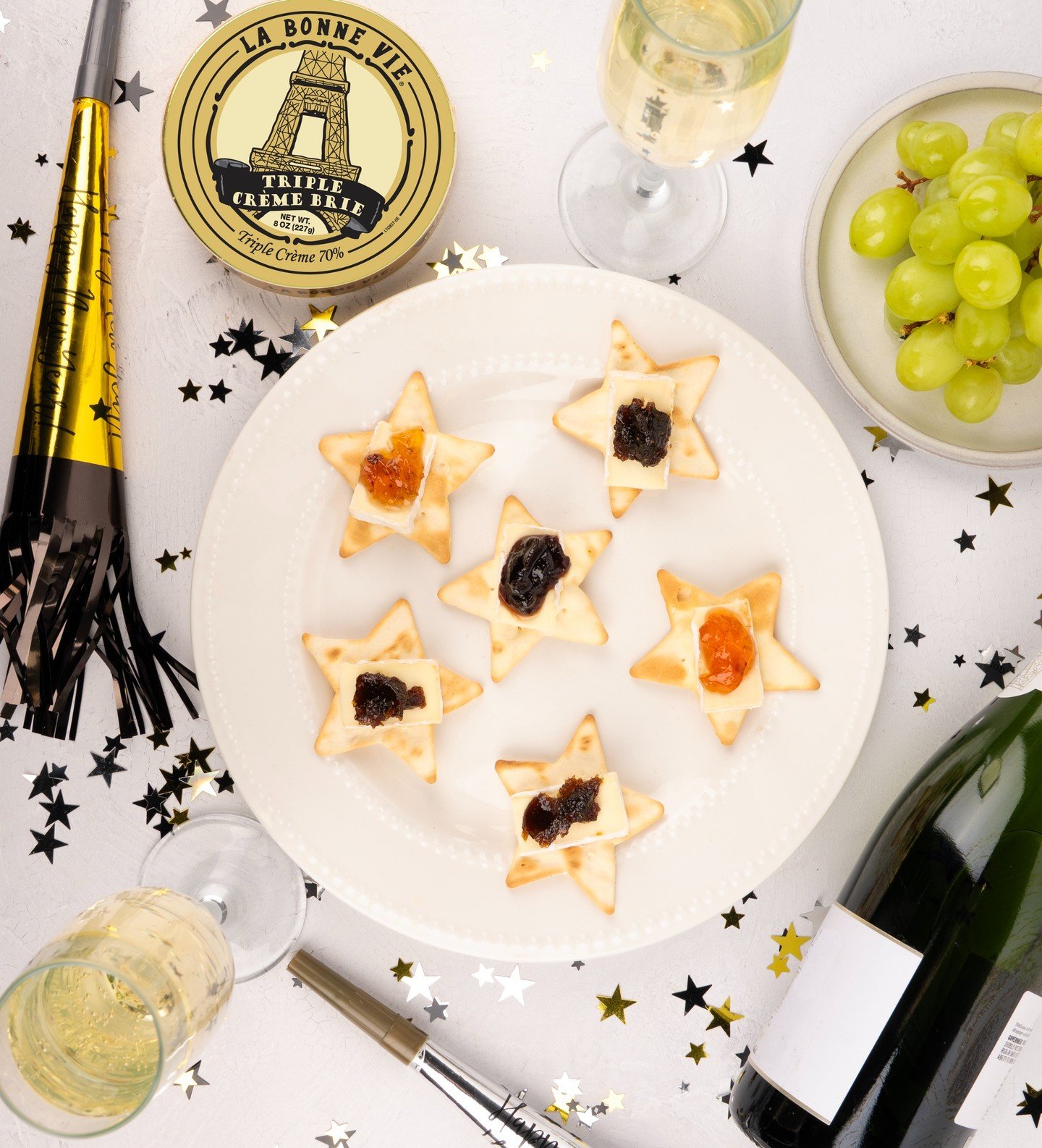 There&rsquo;s a reason Brie and bubbles always show up on New Year&rsquo;s Eve 🥂

Our Triple Cr&egrave;me Brie is rich, buttery, and basically made for Champagne. Creamy, crowd-pleasing, and easy to love&mdash;just add a bottle of bubbles and you&rs