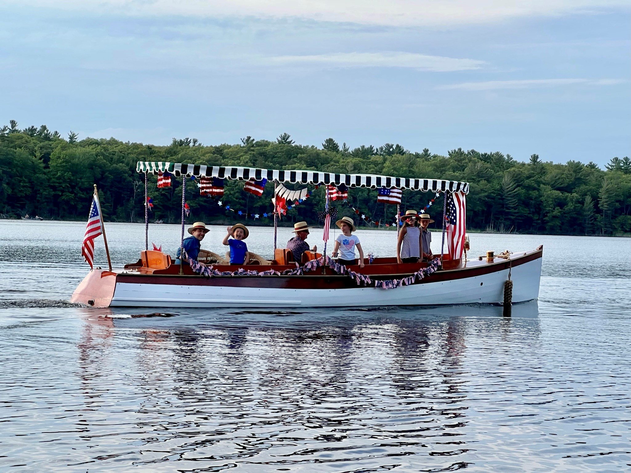 Sunset Boat Ride — Duck Lake Inn