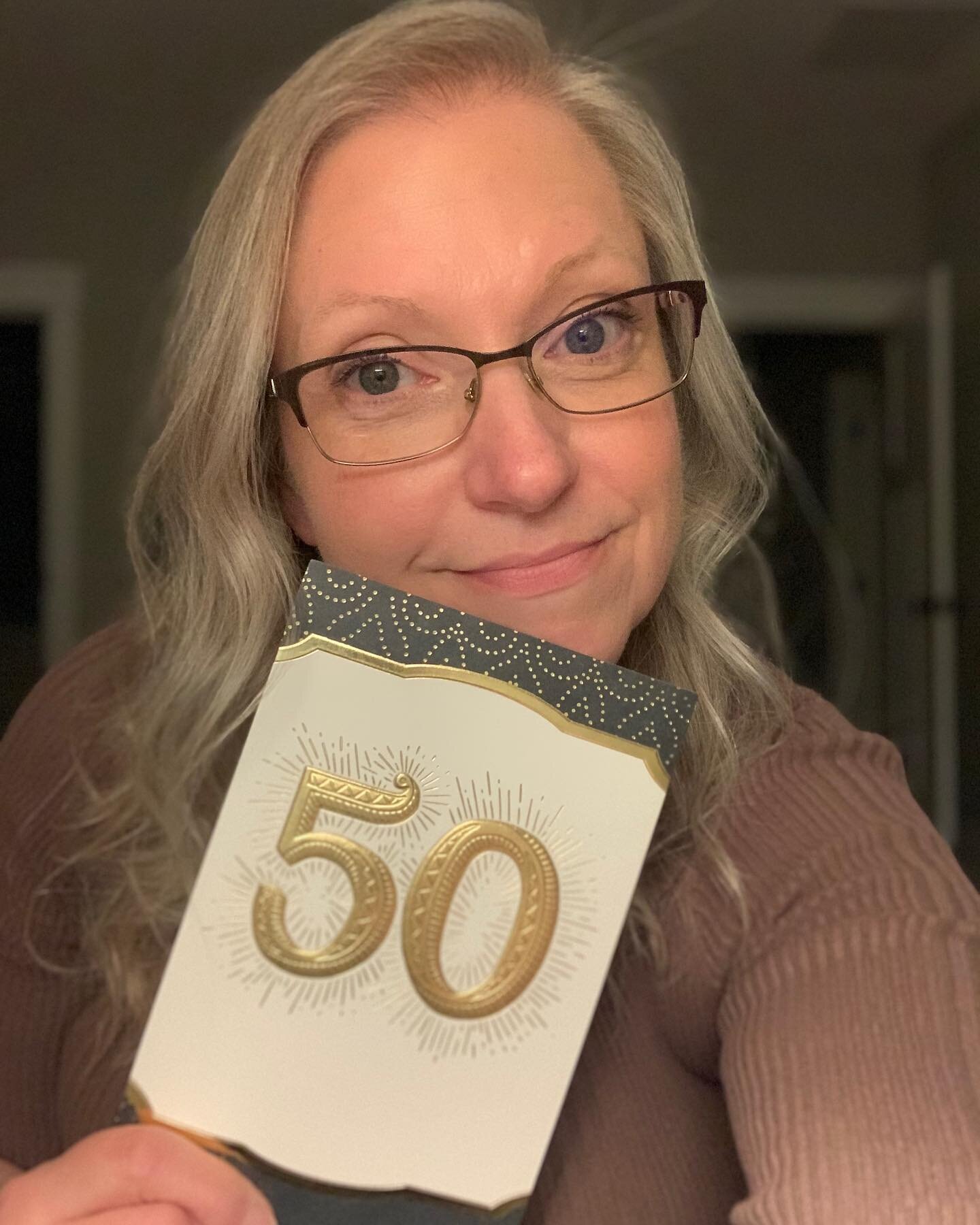 So this is 50…
This milestone birthday was welcomed, celebrated, and honored in the simplest of ways.
I slept in. 😴
I drank my coffee while watching tv. ☕️ 📺
We ran a very important errand that supported my well-being. 🧘‍♀️
I got m