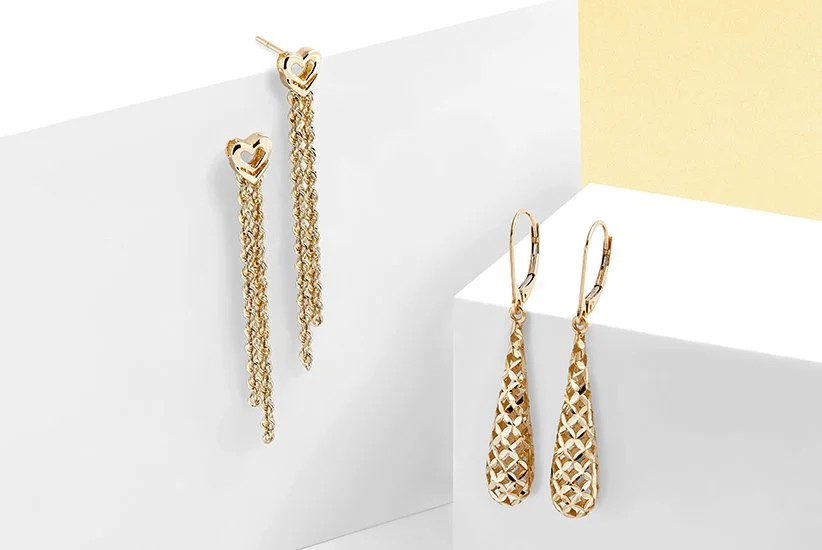 Week 5  - Gold Earrings