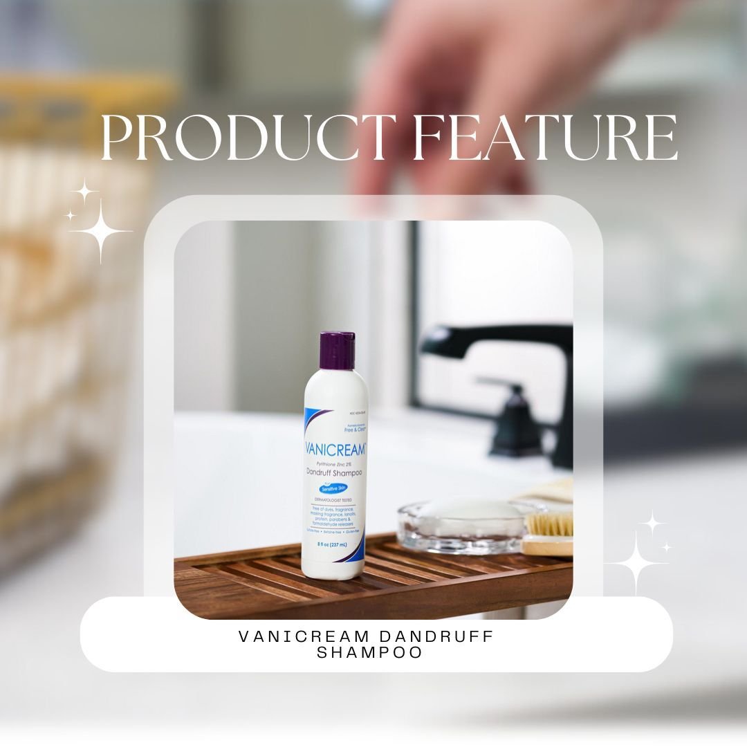 Say Goodbye to Dandruff with Vanicream! 

Struggling with dandruff and sensitive skin? Vanicream Dandruff Shampoo is here to help! 

Gentle &amp; Effective: This formula is free from harsh chemicals, making it perfect for those with sensitive skin.
F