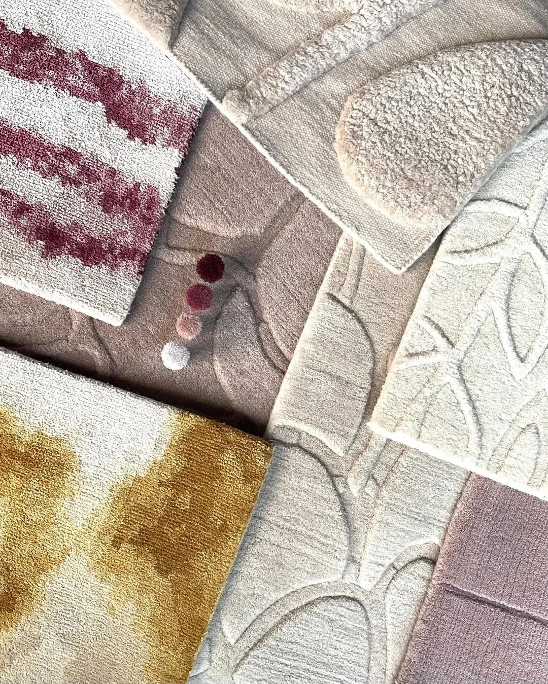 Texture and color &mdash; the two elements that define @taniajohnsondesign and set her work apart.

Every design begins as a photograph, transformed into a hand-tufted or hand-knotted rug where nuance becomes texture and light becomes color. The resu