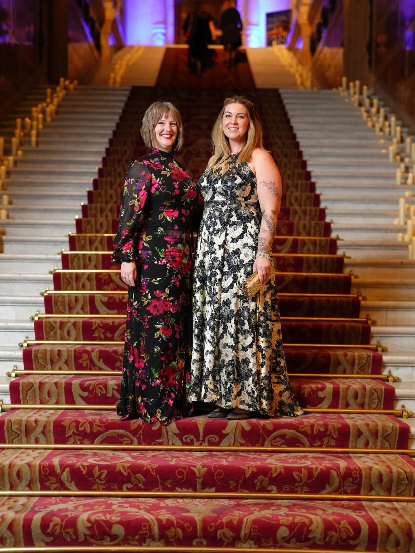 If you need us, we&rsquo;ll be right here: stealing the staircase.

Red carpet worthy - Kaci + Bree at The American Party in Paris.

Paris 2026
