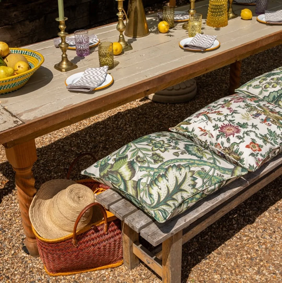 Sunny days, just as they should be.

Outdoor fabrics from @warenhouse_1870 are designed with comfort, color, and lasting durability in mind&mdash;bringing softness, resilience, and a refined sense of ease to open-air living. Rich in texture and made 