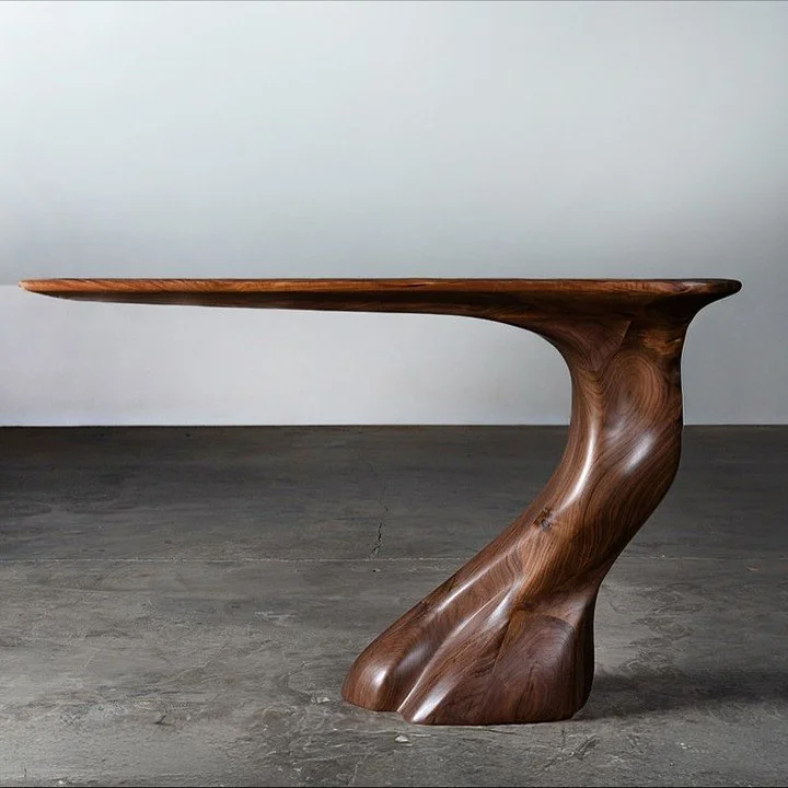 A statement in form, grounded in natural warmth.

The Frolic Console Table from @amorph_studio in Natural Walnut brings warmth, sculptural presence, and quiet sophistication to the room.

Defined by its clean lines and refined silhouette, the richnes