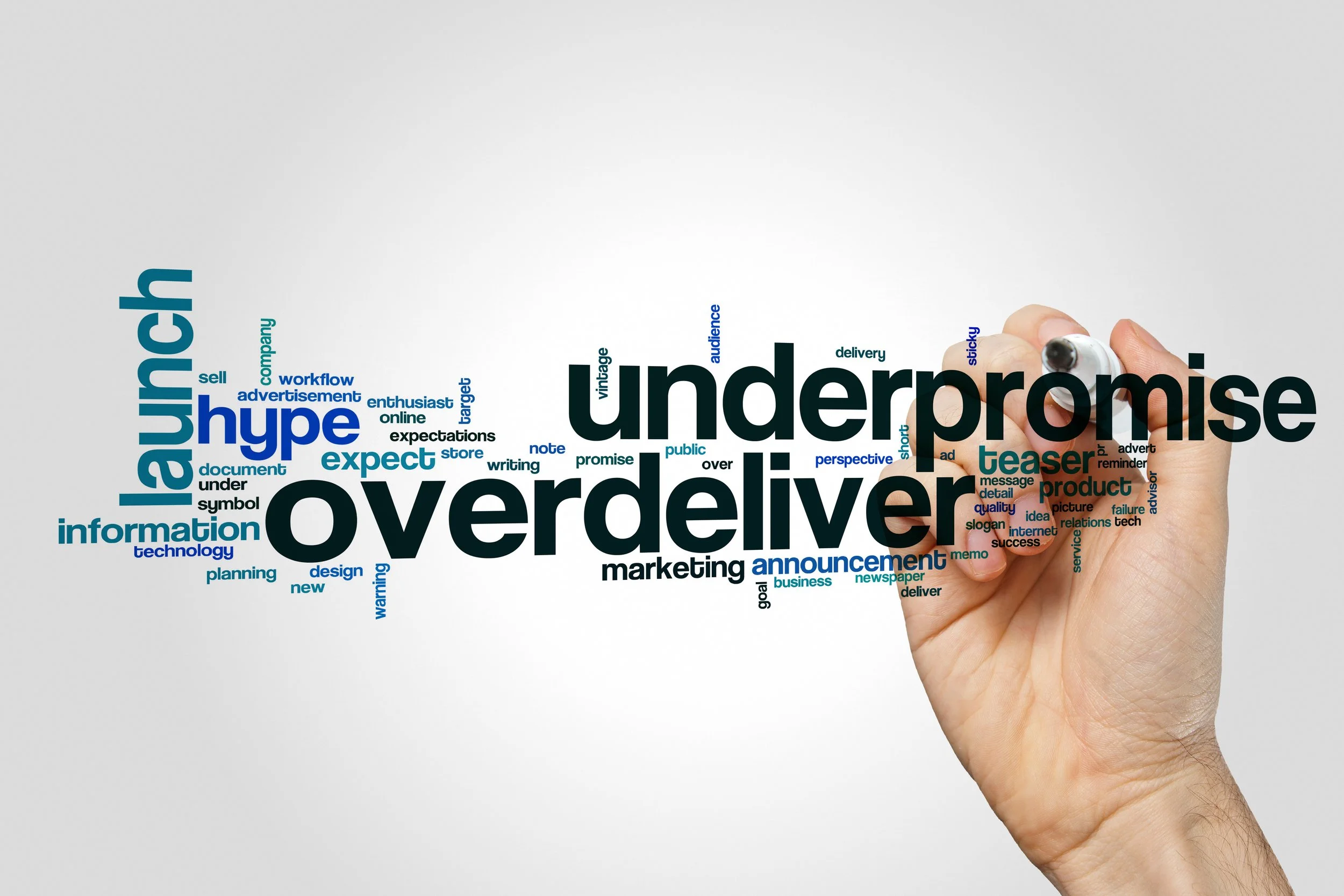 Underpromise and Overdeliver