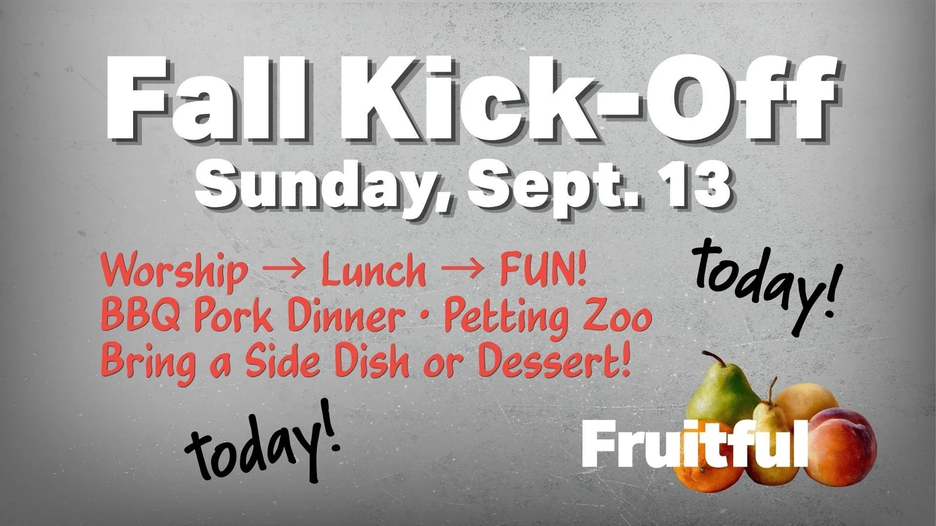 Fall Kickoff Tailgate Party