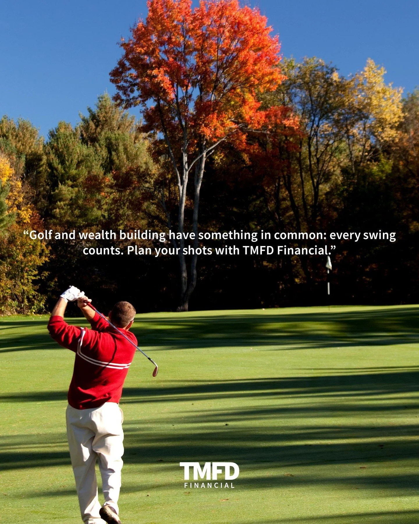 Just like on the course ⛳️, financial planning takes strategy, patience, and precision. One misstep can set you back, but the right plan can move you closer to your goals with confidence.

At TMFD Financial, we help dentists and dental professionals 