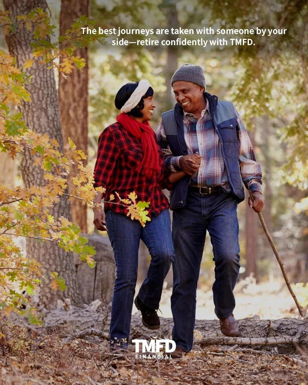 You&rsquo;ve helped countless patients smile; now it&rsquo;s your turn.

This fall, work with our team to pick your retirement date, and you&rsquo;ll be smiling just like this couple. 🍁

Retire confidently with TMFD Financial.
.
.&middot;
&middot;
&