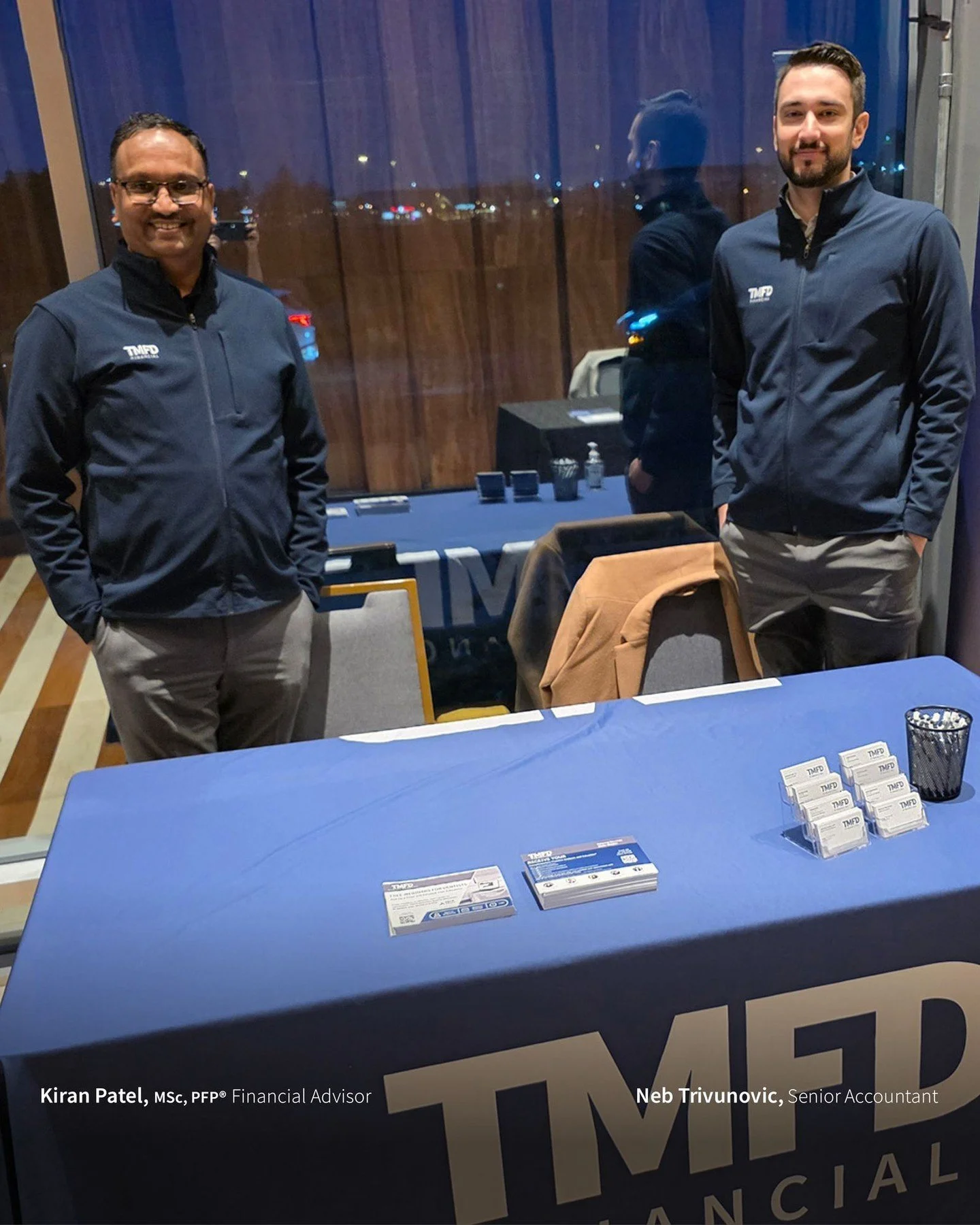 Kiran and Neb represented TMFD Financial at the HPDA Dentist Event on November 27.

A great night connecting with dentists who are looking for clarity, strategy, and a financial partner who understands the realities of running a practice today.

If y