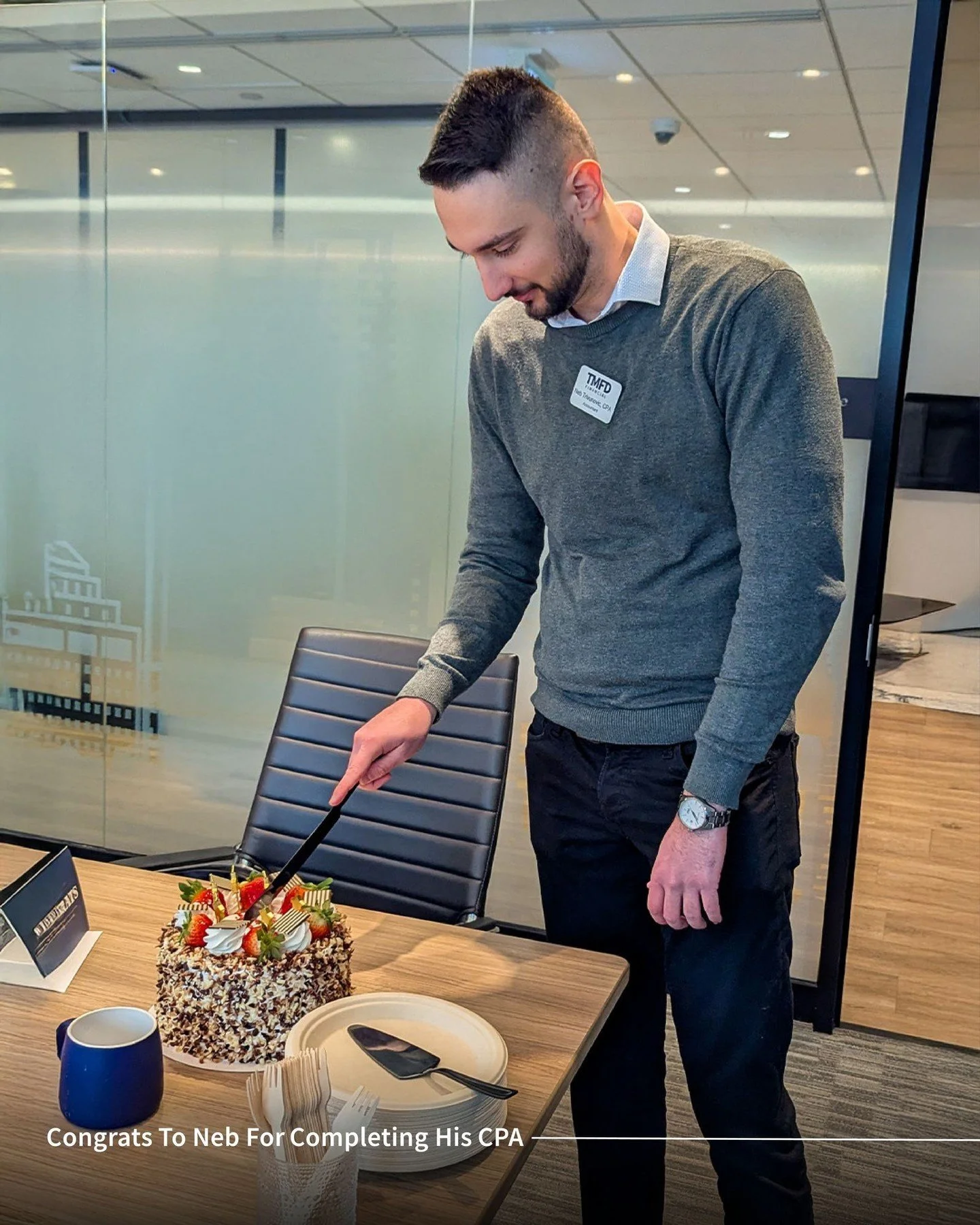 CPA unlocked. 🎓

We took a moment to celebrate Neb wrapping up his CPA &mdash; a milestone that takes real discipline, long nights, and a lot of persistence.

Proud to have that level of commitment on the TMFD team.

.
.
.

#Congratulations #TMFDFin