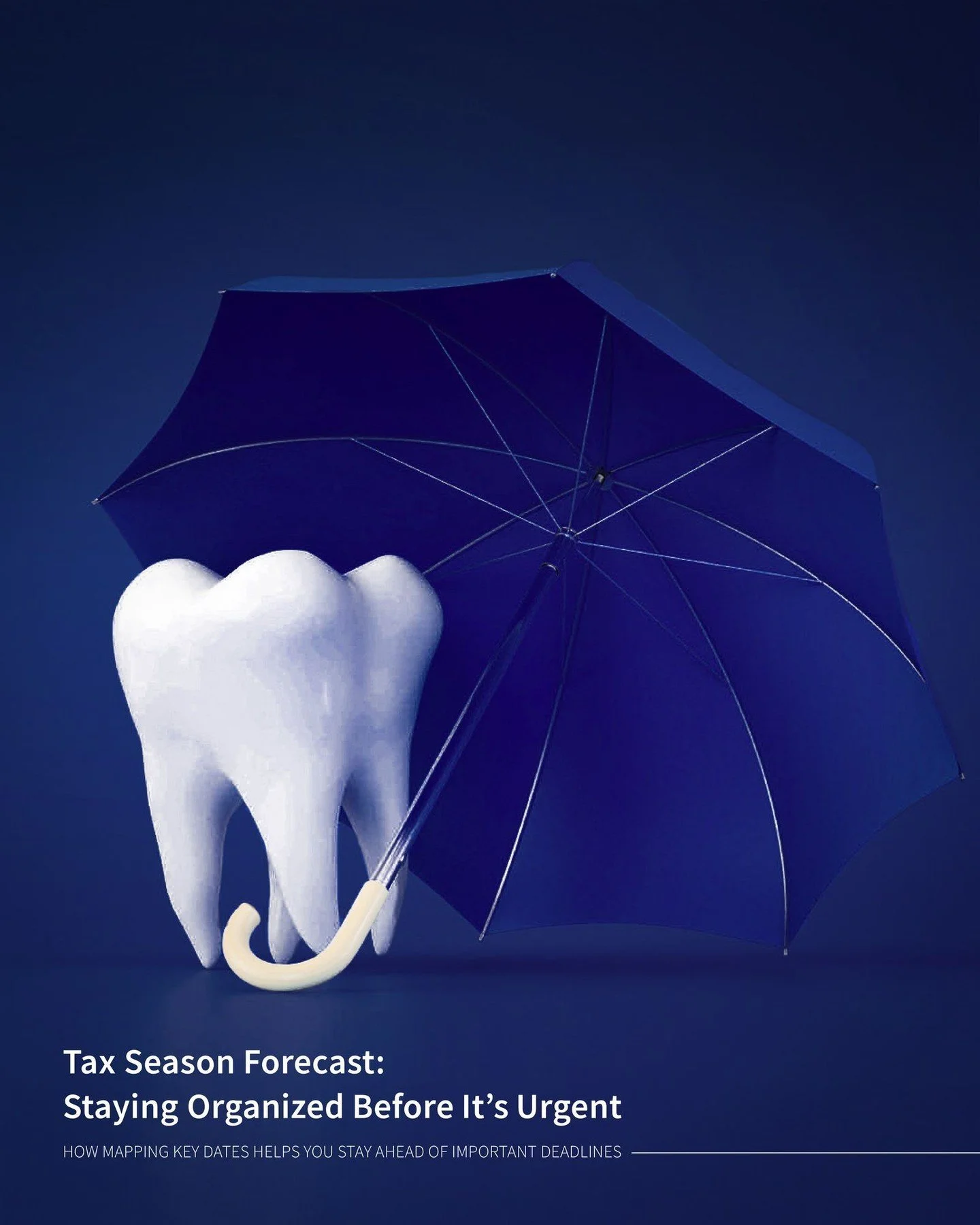 Tax season isn&rsquo;t a surprise, but it always picks up speed fast.

For dental professionals&mdash;whether you're self-employed, or incorporated&mdash;the "weather" gets complicated when personal returns, corporate filings, and HST remit