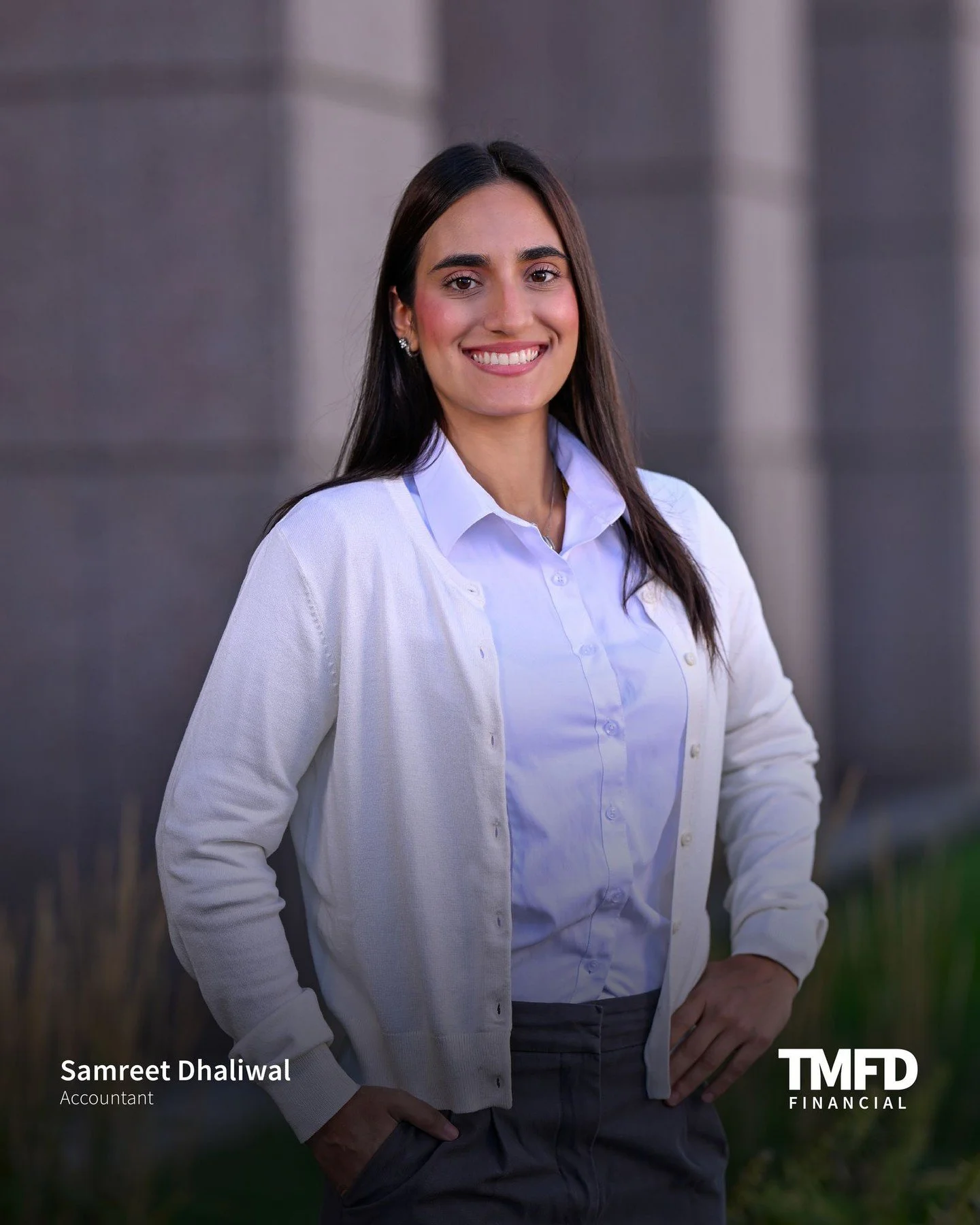 Meet Samreet Dhaliwal. 🤝

As a member of our team since 2025, Samreet brings a detail-oriented approach to financial reporting, taxation, and assurance, helping our clients navigate their professional and personal financial landscapes with precision