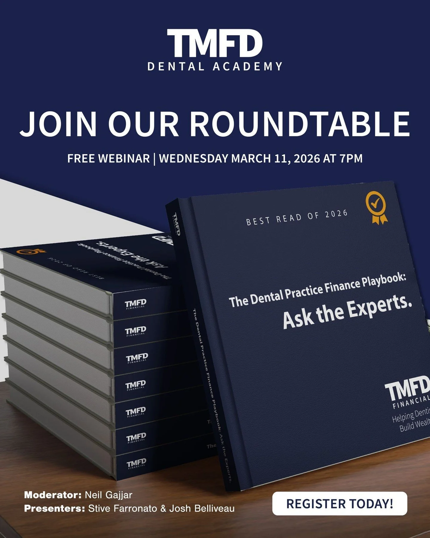 Stop treating your practice finances like an afterthought. Most dentists look at last year&rsquo;s tax return to judge their success, but reactive accounting isn't a growth strategy.

At TMFD Financial, we&rsquo;re bridging the gap between clinical p