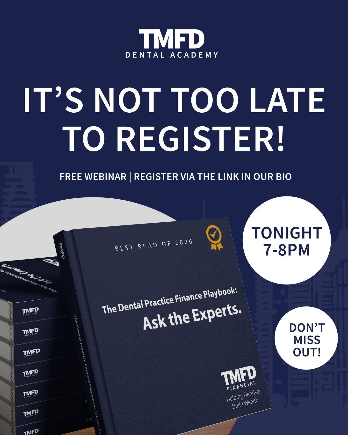 Most dentists judge success by looking in the rearview mirror, but reactive accounting isn't a growth strategy. At TMFD Financial, we bridge the gap between clinical precision and fiscal structure.

TONIGHT at 7:00 PM, in partnership with @Ontario.AG