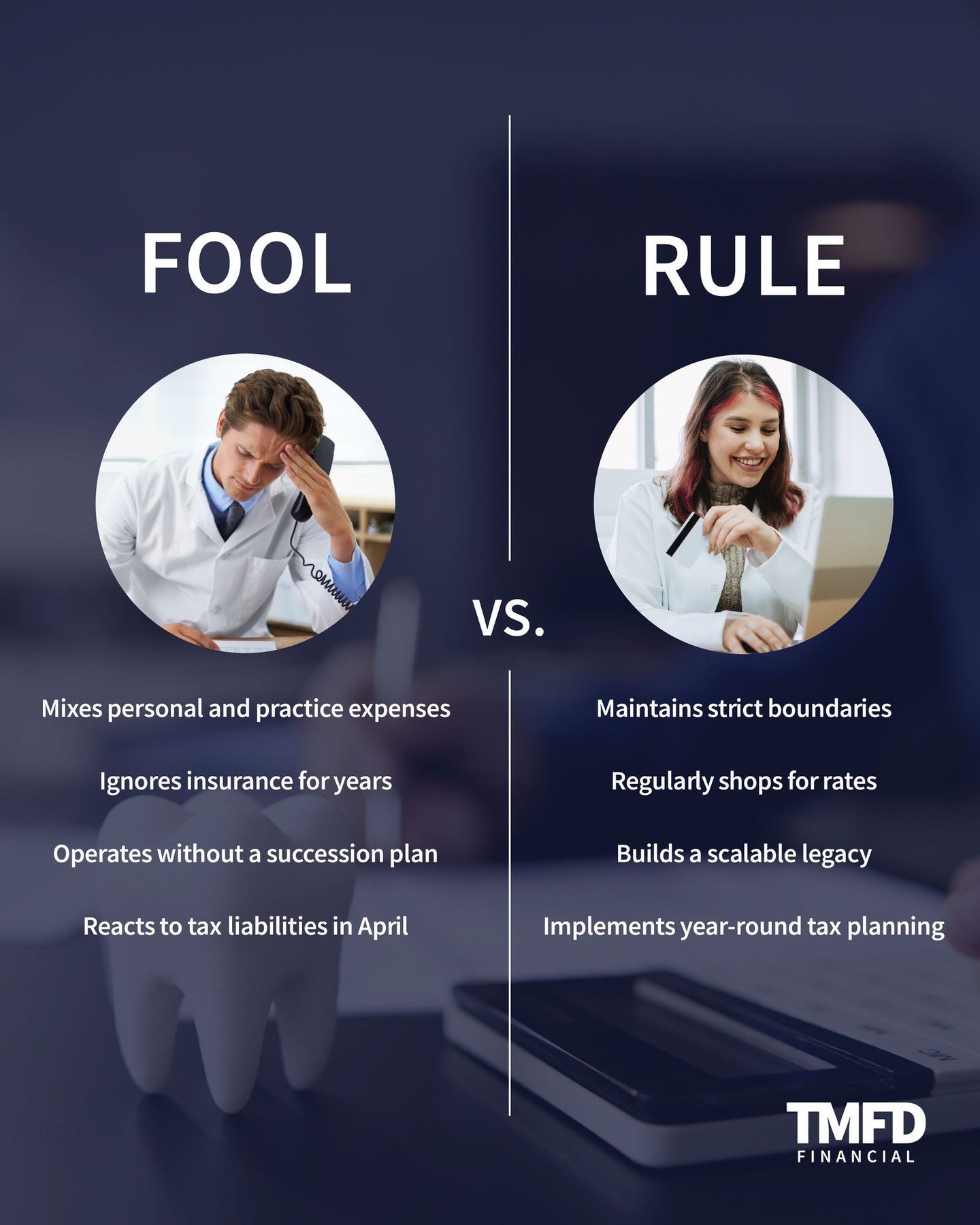 Don&rsquo;t let your finances be the punchline this April Fools' Day.

Whether you&rsquo;re mixing personal and practice expenses or treating tax season like a surprise party, the joke is usually on your net worth.

Ready to stop the scramble? Start 