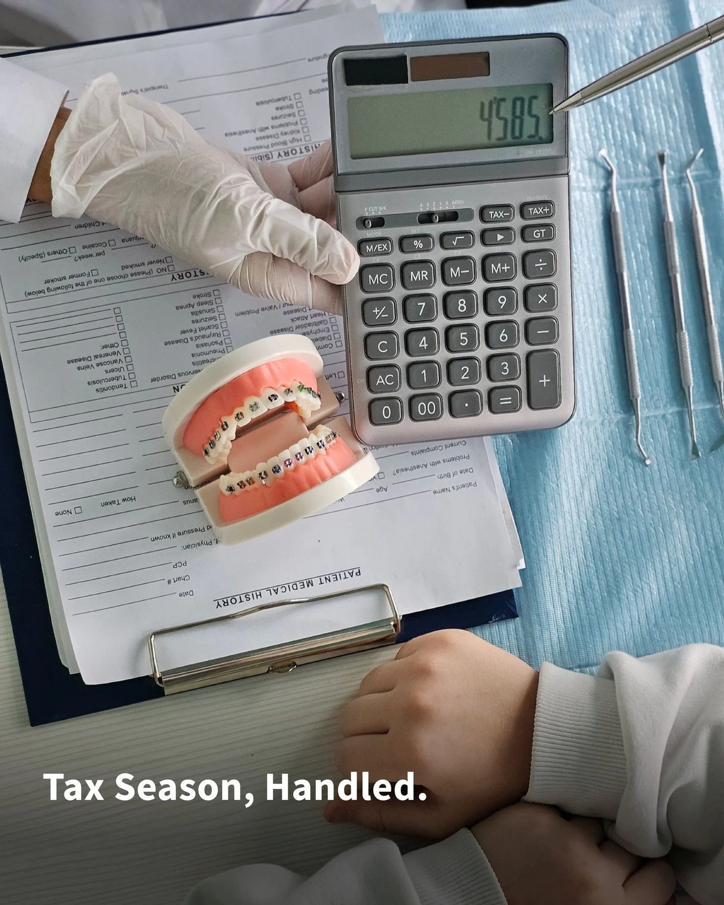 Tax season doesn&rsquo;t have to be a source of stress.

For our clients, "Tax Season, Handled" isn't just a slogan&mdash;it&rsquo;s the reality of having a team that understands the unique complexities of dental practice accounting. From c