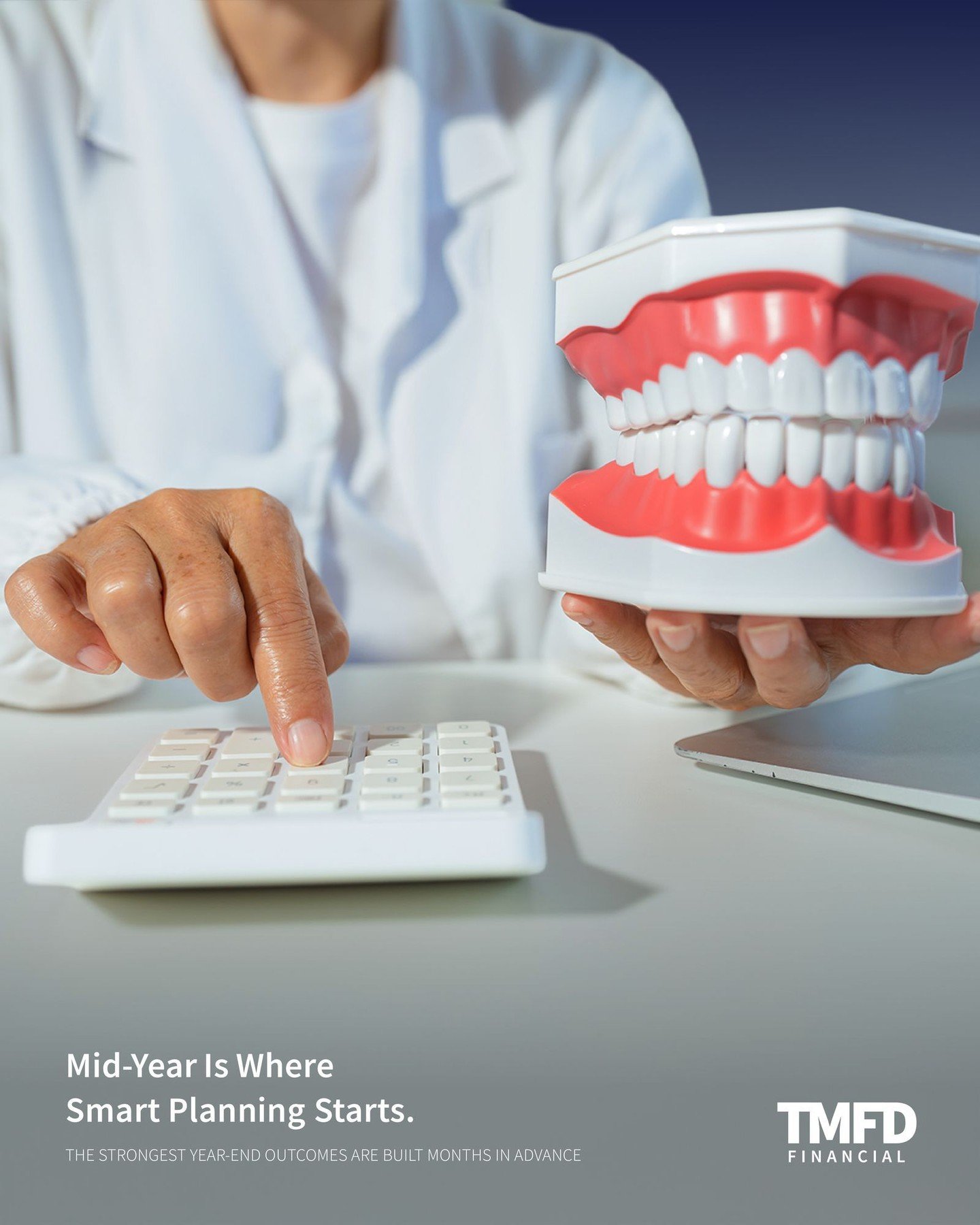 Most dentists review their finances in December. By then, half the options are already off the table.

Mid-year is when the real planning happens. You still have time to adjust your compensation, front-load deductions, and make equipment decisions th