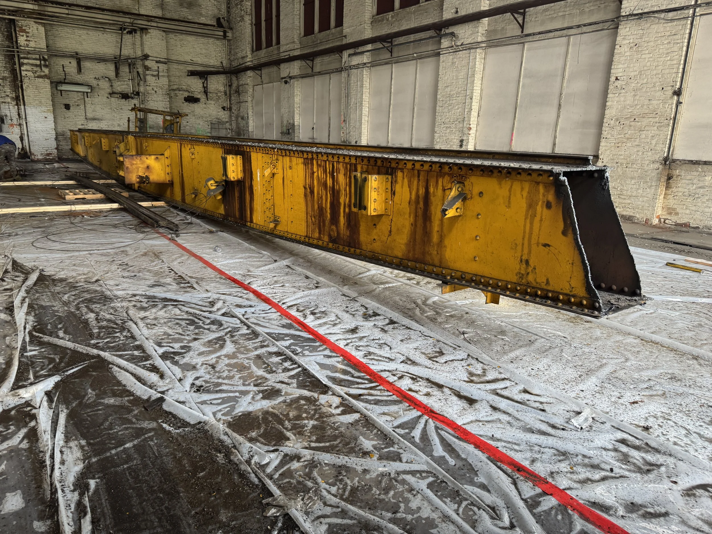 Crane Cutting and Decontamination