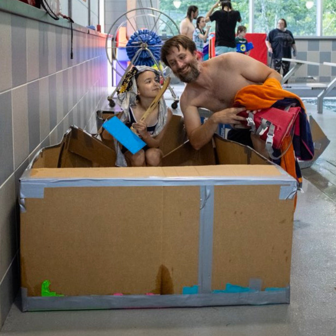 Cardboard yacht race entry