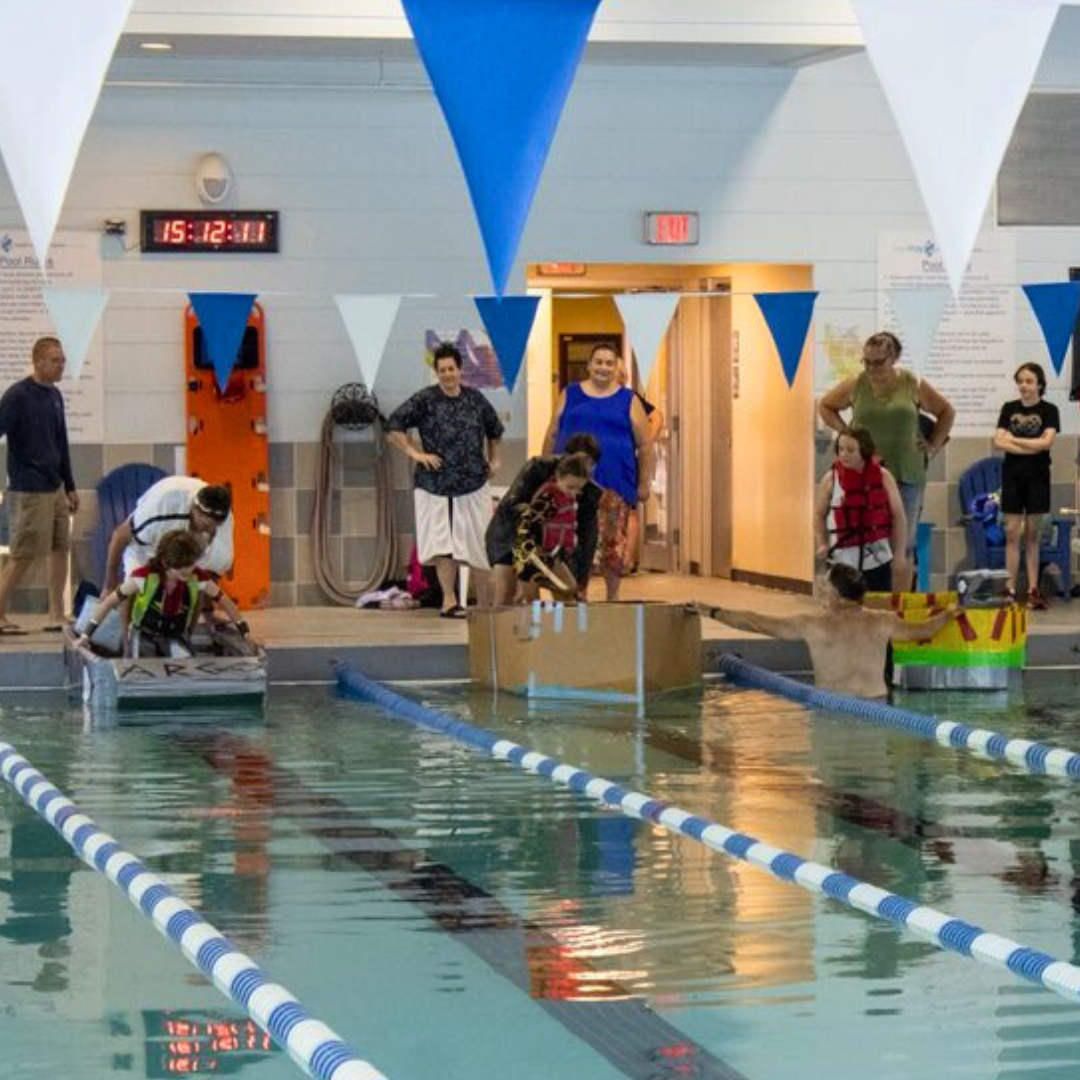 Racers getting into their boats