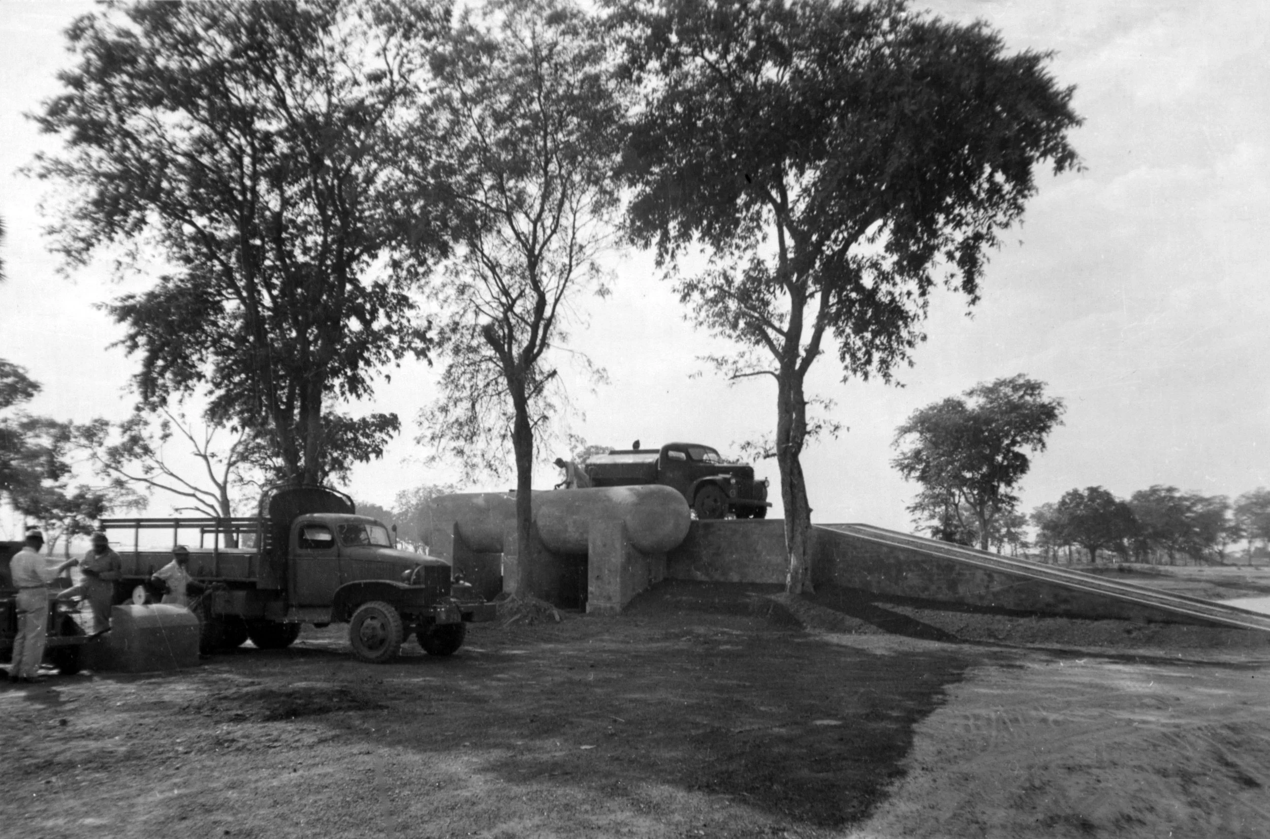 Ondal AAF Base in India, WWII
