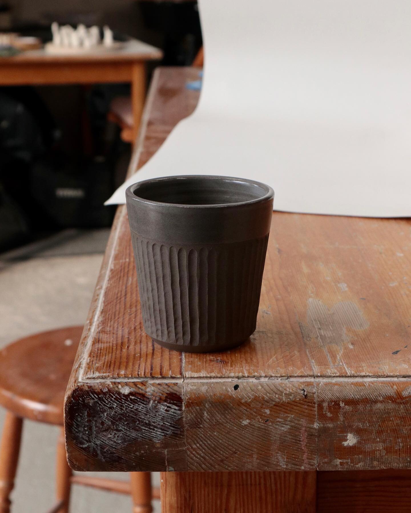 An experiment from the past couple of months. I&rsquo;ve been trying to get a good fluted/ chamfered finish, I&rsquo;m not quite there but this cup has a texture made for stroking. 
I think the way to improve this design is to invest in even more too