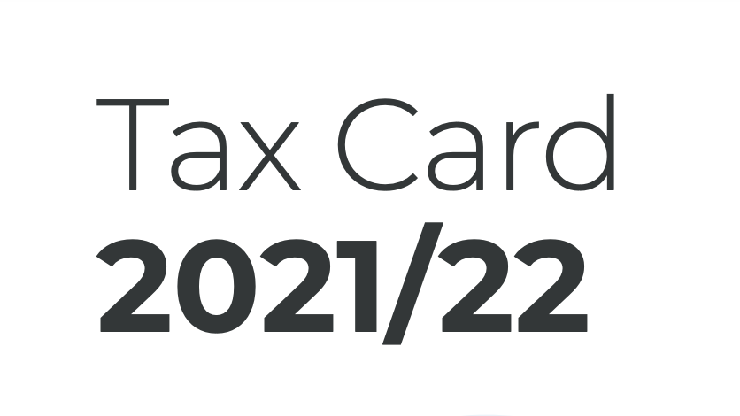 TAX CARD 2021-22
