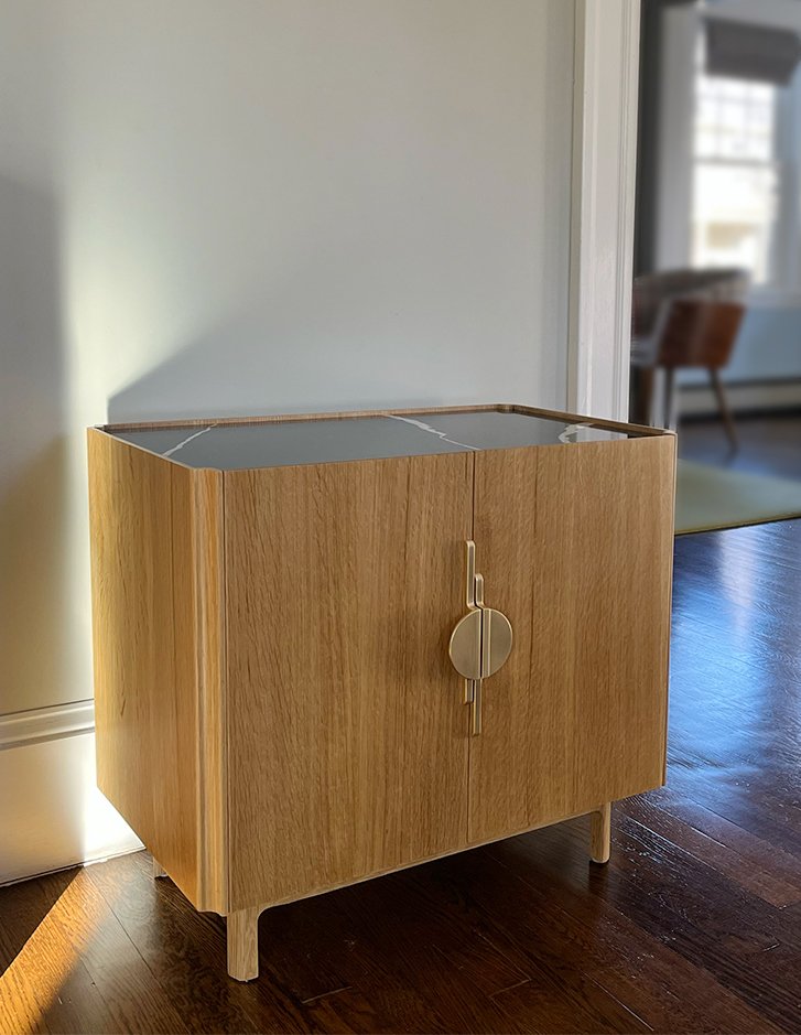 Maura Side Table.This solid oak side table brings together modern
refinement and natural warmth.