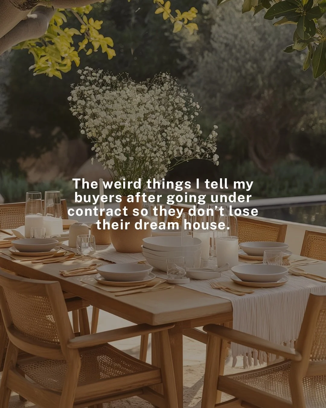 I know you want to buy the furniture for the new dream house&hellip;just wait until everything is signed, sealed and delivered!
If you&rsquo;re ready to start your home search, comment the word SEARCH and I&rsquo;ll drop you a link to get started.