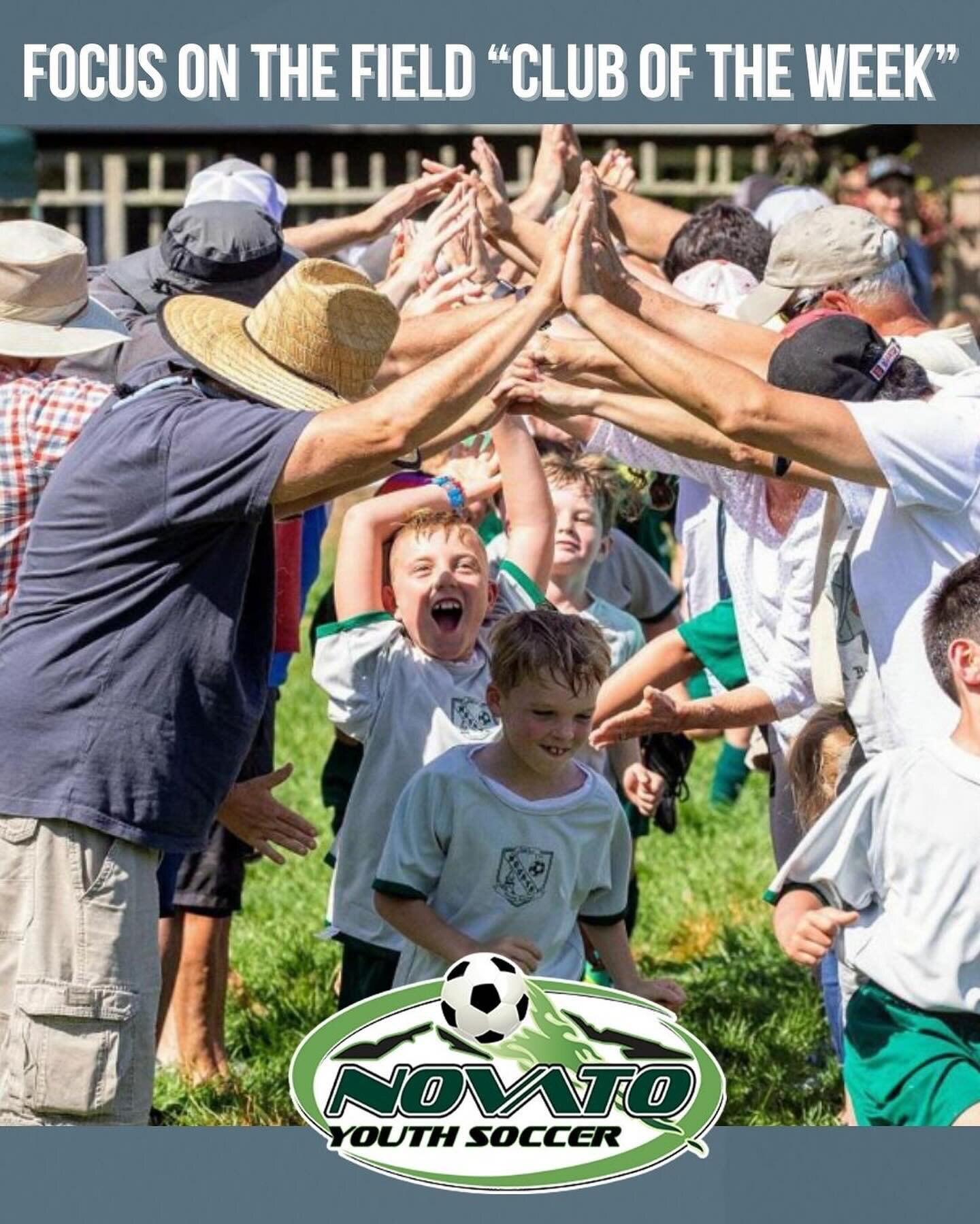 Congrats to @focusonthefield  Club of the Week - 
The Novato Youth Soccer  Association! 

NYSA is an incredible club that has 1,400 girls and boys, ages 5 through high school. It is proudly made up of more than  200 volunteers. From the volunteer boa