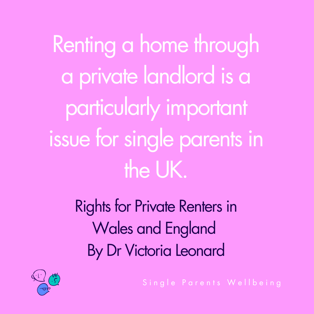 Rights for Private Renters in Wales and England By Dr Victoria Leonard