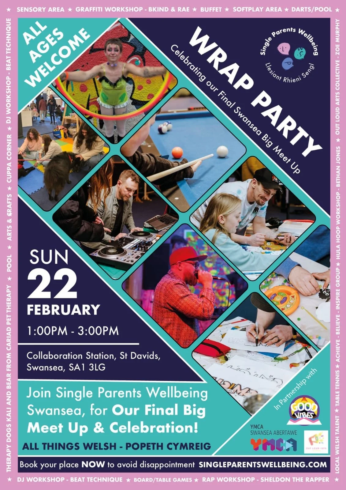 WRAP PARTY &ndash; FINAL BIG MEET UP 🎉
Mind Our Future | Swansea

We can&rsquo;t quite believe it&rsquo;s time for our final celebration in Swansea 💛

Our Wrap Party SOLD OUT in just 3 days&hellip; and we&rsquo;ve had so many messages from families