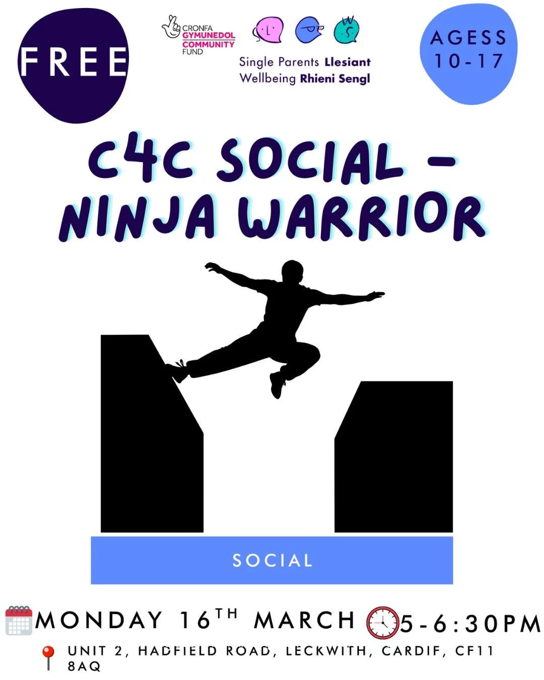 Hey everyone, here are some fun &amp; active sessions coming up at C4C! If you haven&rsquo;t signed up to our C4C group (for age 10-17) then that&rsquo;s fine, feel free to come to these as taster sessions! 
�
🎾 C4C Team Sports Games Session 
🗓️ Mo