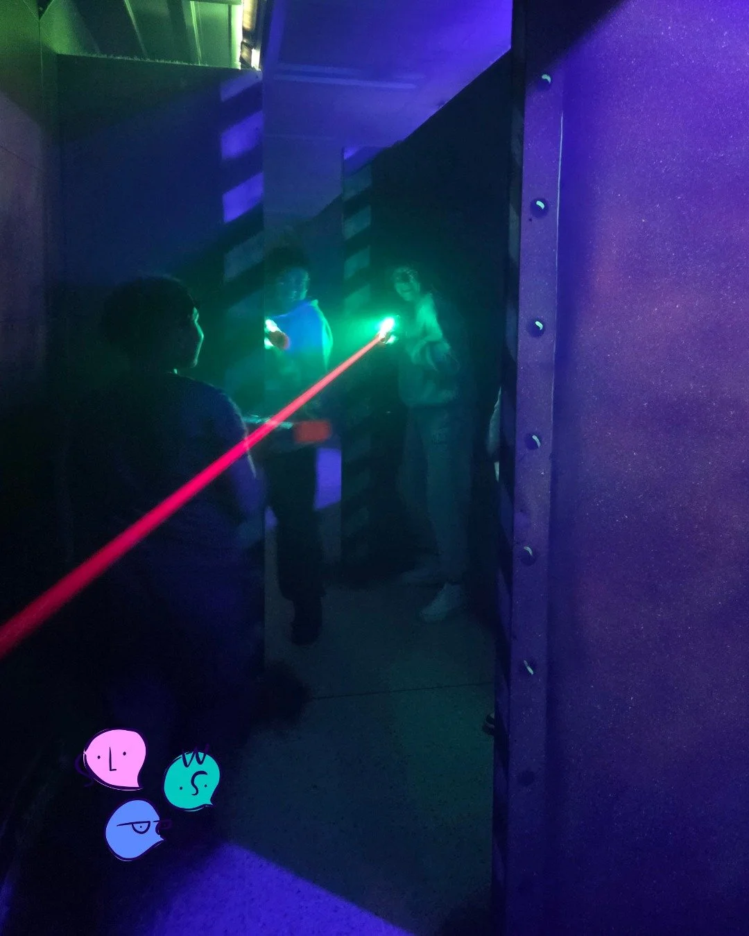 Laser battles, new mates &amp; loads of laughs! 

On Friday 6th March, 15 young people stepped into the arena at Lazerzone Swansea for the ultimate laser showdown!

We kicked things off with an emoji check-in and a quick name game (because we had qui