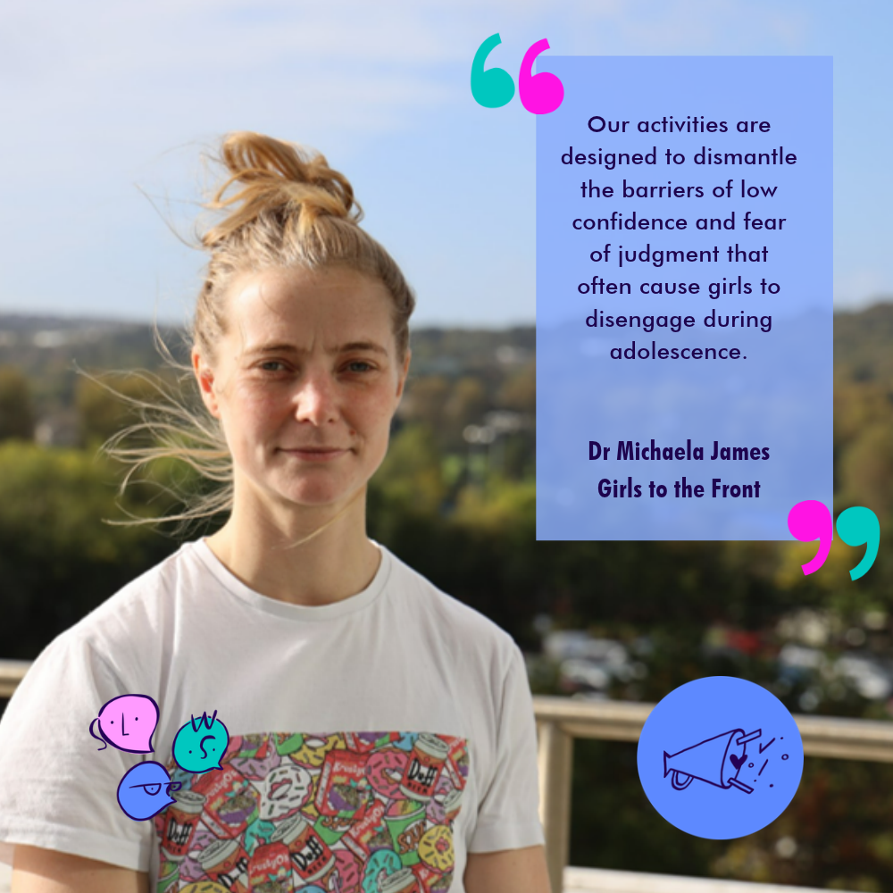 Spotlight Interview- Dr Michaela James - Girls to the Front