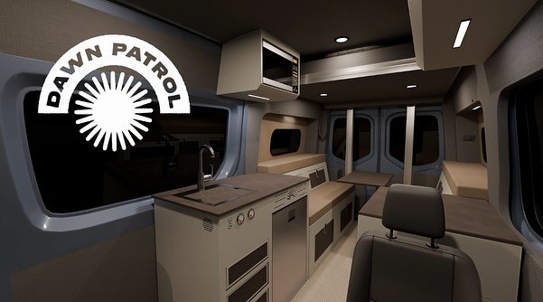Introducing our all new Dawn Patrol&trade;️ model on the Sprinter 144 chassis. We&rsquo;ve been hard at work on this one and have our first unit currently in production. This van features a robust Ecoflow power system, hydronic system for hot air and