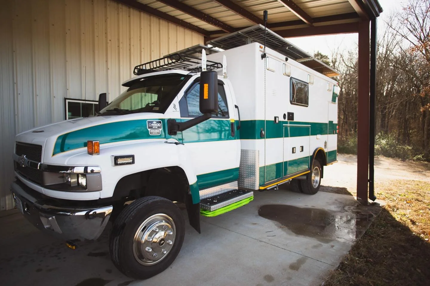 We had some fun with this quick ambulance interior! It&rsquo;s nice to switch things up a bit #openroad #keepemcoming