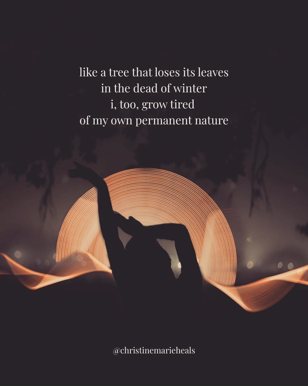 This poem came from the place between sleep and waking.
Where symbols and imagery speak louder than logic
and the soul remembers itself.
🕯️🌙

With love,
Christine Marie

#poet #poetry #poemsofig