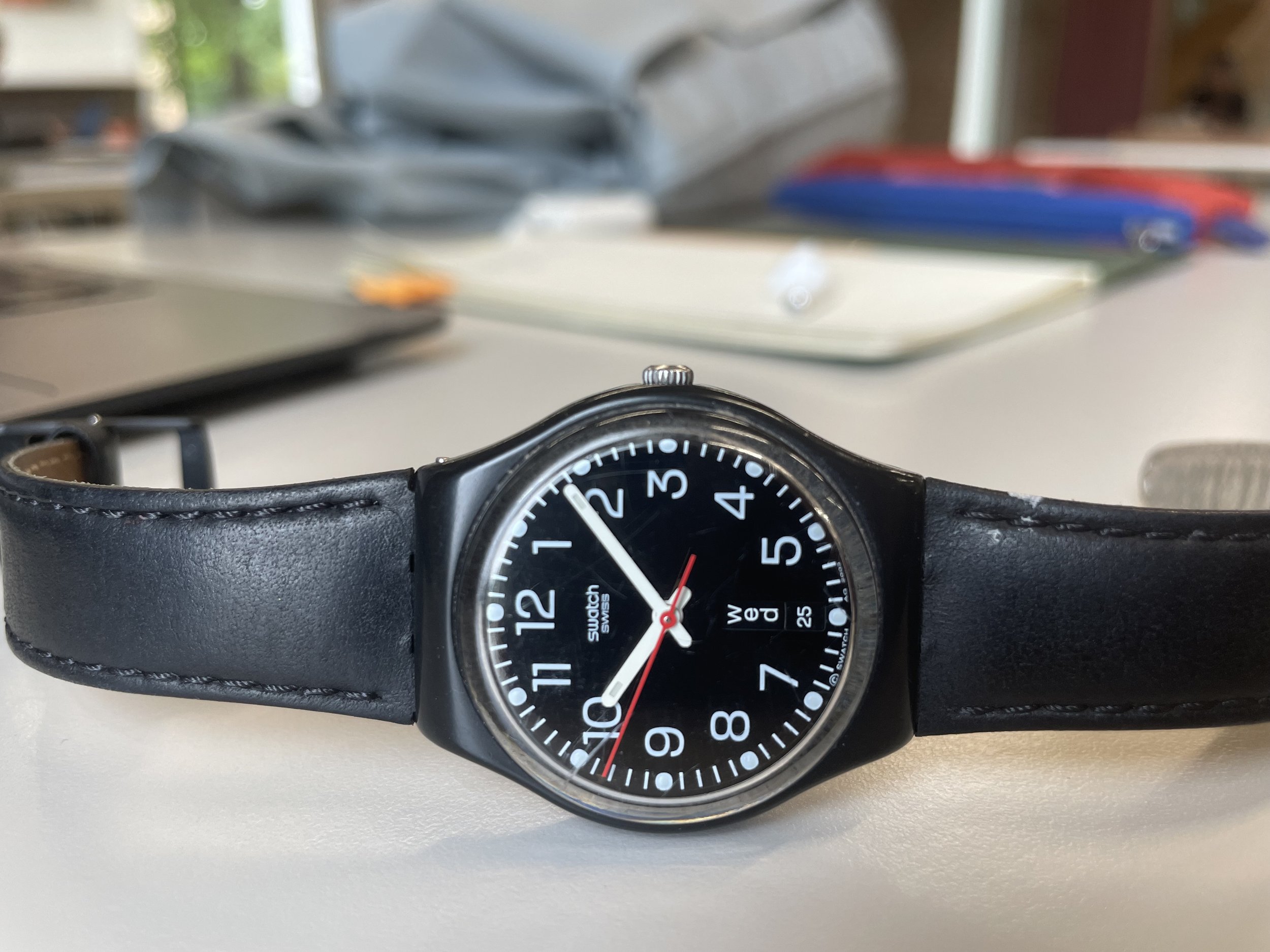 On time… decluttering and organising.