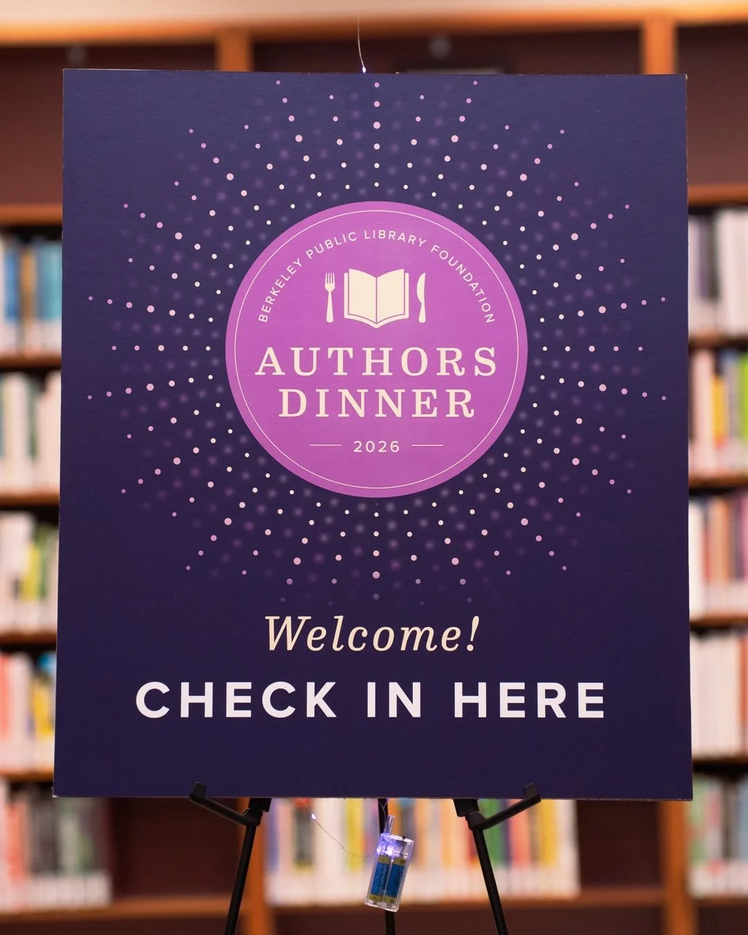 Still glowing from the Berkeley Public Library Foundation&rsquo;s annual Authors Dinner! ✨

It was such an honor to design the print suite for this year&rsquo;s event. After creating the logo last year, I was happy to evolve it for the &ldquo;Librari