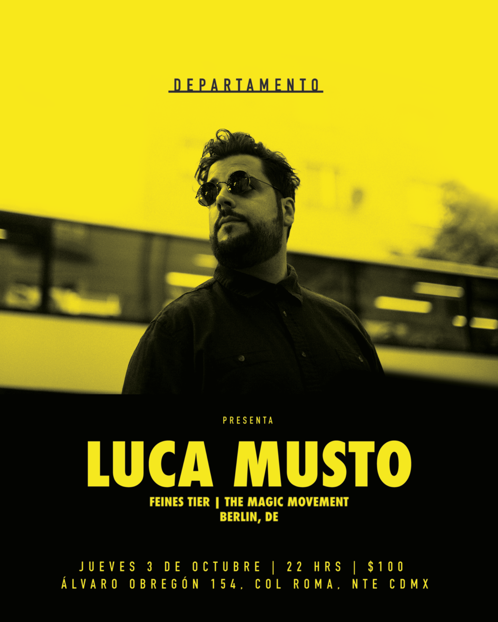 Luca Musto at Departamento, Mexico City