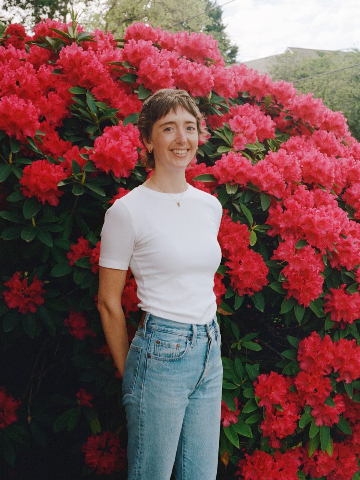 ty @itsanniebaker for making me feel all cute ☺️🌺

#portland #spring #bloomandgrow #flowerpower #ourmomsarefriends